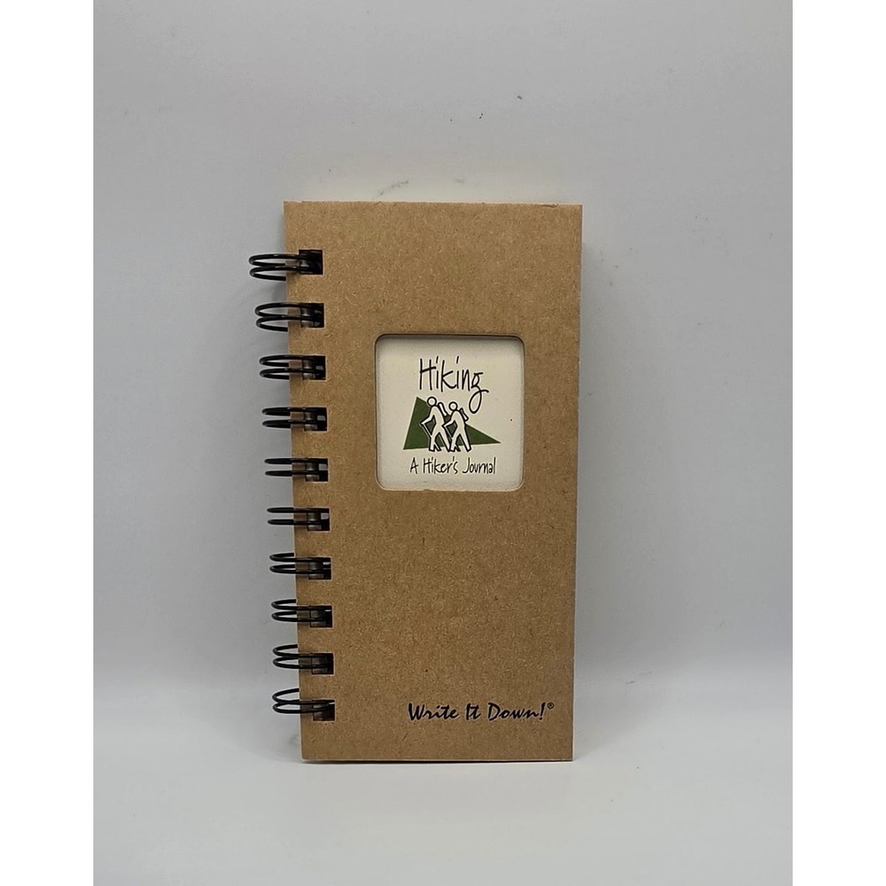 Journals Unlimited Hiking A Hikers Journal Mini Spiral Notebook Recycled Paper